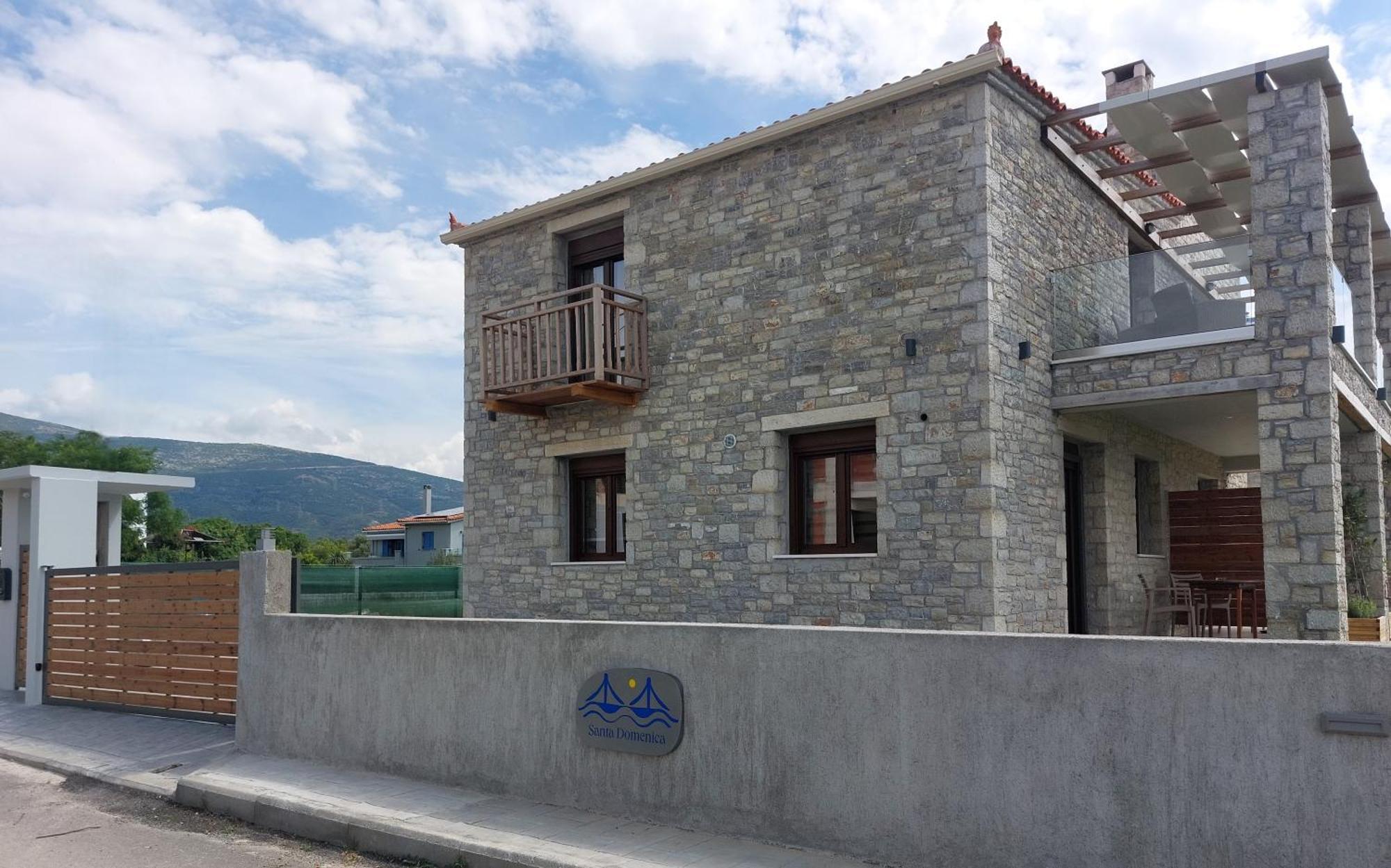 Santa Domenica Nafpaktos - Rooms And Apartments By The Sea Bagian luar foto
