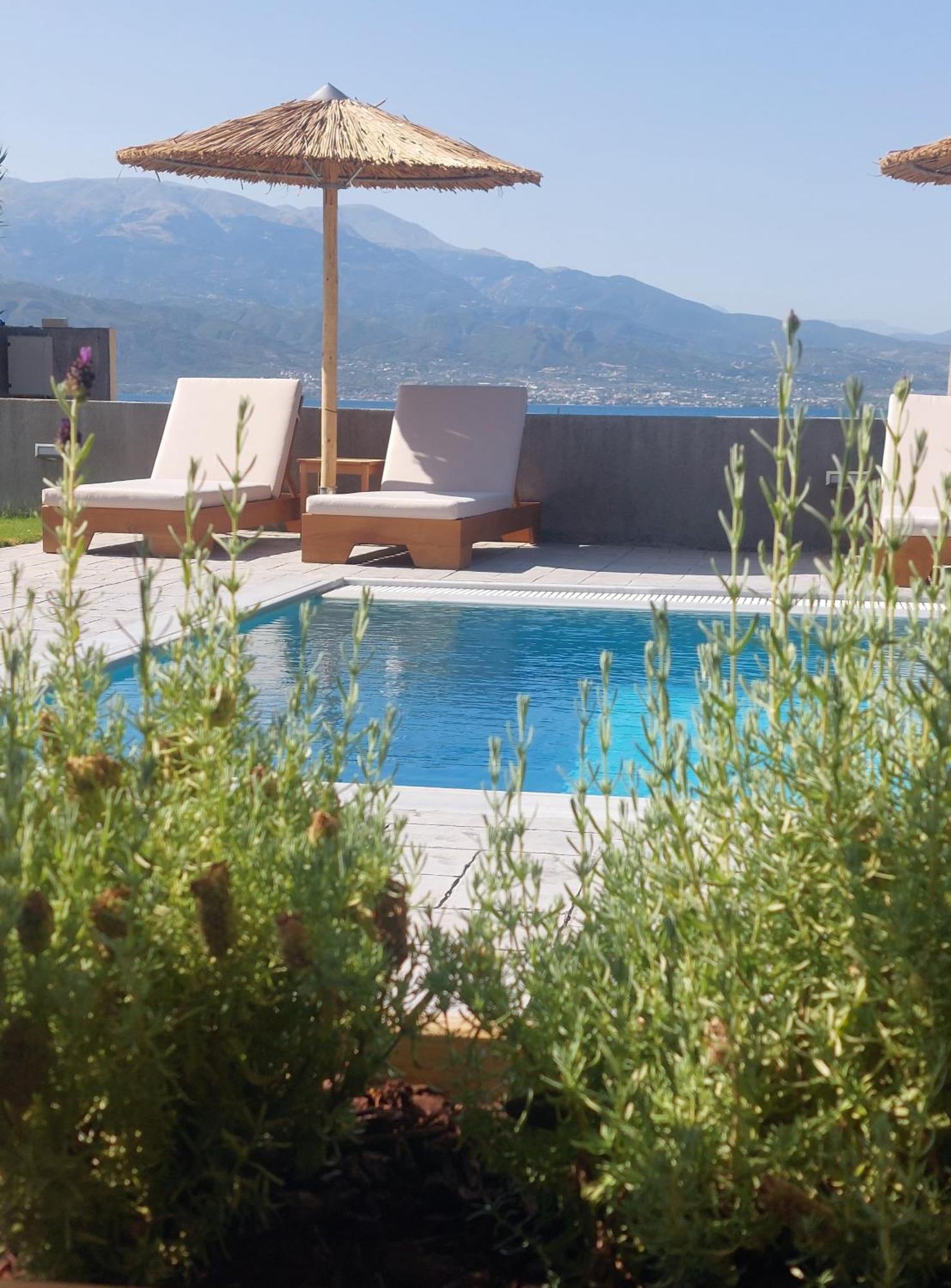 Santa Domenica Nafpaktos - Rooms And Apartments By The Sea Bagian luar foto